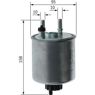 Kraftstofffilter | RENAULT Kangoo | F 026 402 082