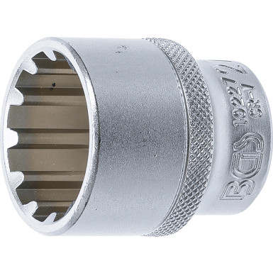 BGS Steckschlüssel-Einsatz Gear Lock | Antrieb Innenvierkant 12,5 mm (1/2"""") | SW 27 mm | 10227