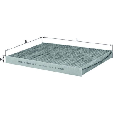 MAHLE Filter, Innenraumluft LAK 31