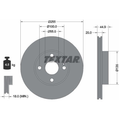 Bremsscheibe Mazda P. Mx-5 | 92096800