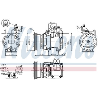 Kompressor PKW | HYUNDAI ACCENT 99- 1.3 I | 89277