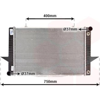 VAN WEZEL Kühler, Motorkühlung 59002092 VAN WEZEL Kühler, Motorkühlung 59002092