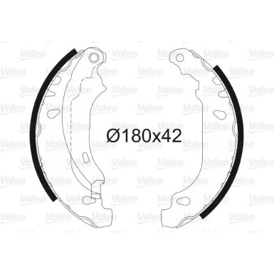 VALEO Bremsbacken