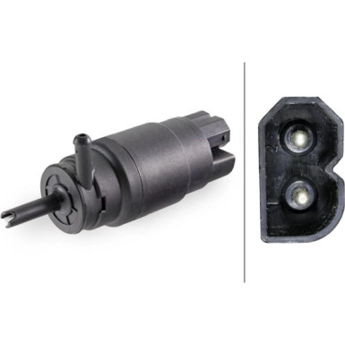 HELLA Waschwasserpumpe, Scheinwerferreinigung | 8TW 006 848-031