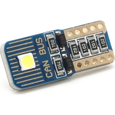 LED Glassockel W5W W2,1x9,5d 2x 2835 SMD Weiß T10 Canbus