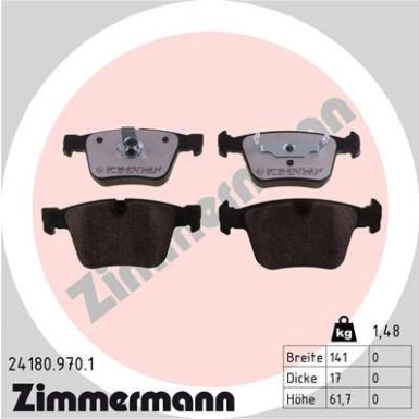 ZIMMERMANN Bremsbeläge 24180.970.1