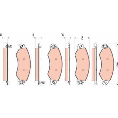 Bremsklötze VA | LDV Maxus 05-09 | GDB1744