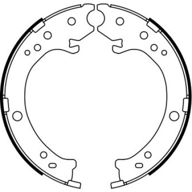 0 986 487 765 Bremsbackensatz, Feststellbremse 0 986 487 765 Bremsbackensatz, Feststellbremse