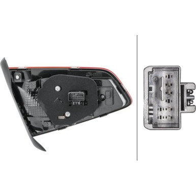 HECKLEUCHTE HELLA | VW PASSAT LIM 14 | 2TZ 011 882-081 HECKLEUCHTE HELLA | VW PASSAT LIM 14 | 2TZ 011 882-081