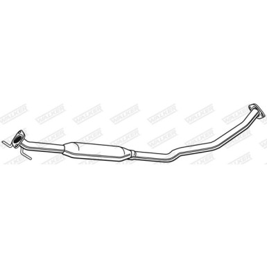 66 / Auspufftopf Mitte | OPEL AGILA (B) (H08) 1.2 08 | 23649