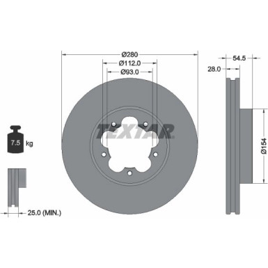 Bremsscheibe Ford P. Transit 06 | 92151803