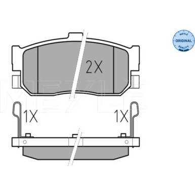 Bremsbelagsatz Nissan T. Almera 98- Mit Sensor | 025 217 1316/W