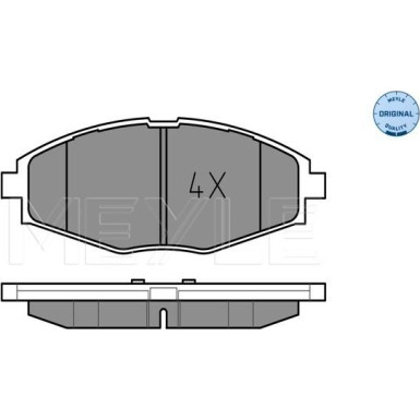 Bremsbelagsatz Daewoo P. Lanos | 252324117