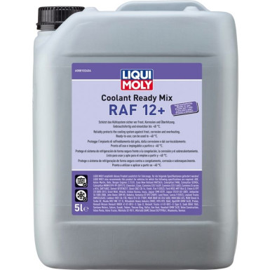Liqui Moly Coolant Ready Mix RAF12+ 5 l | RAF12 Plus,5L Kanister Kunststoff Liqui Moly Coolant Ready Mix RAF12+ 5 l | RAF12 Plus,5L Kanister Kunststoff