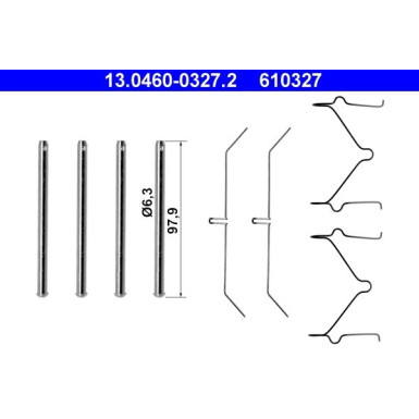 ATE Zubehör, Bremsbeläge 13.0460-0327.2