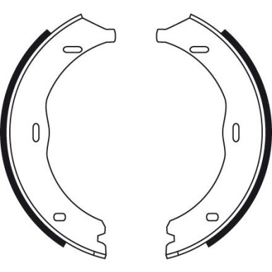 GS8741 Bremsbackensatz, Feststellbremse GS8741 Bremsbackensatz, Feststellbremse