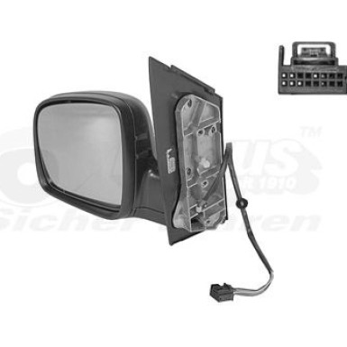 Außenspiegel VW Caddy 2KA OE 2K5857507AC9B9 HAGUS 5867807