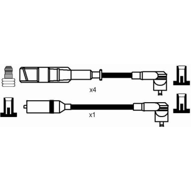 NGK | Zündleitungssatz 0515