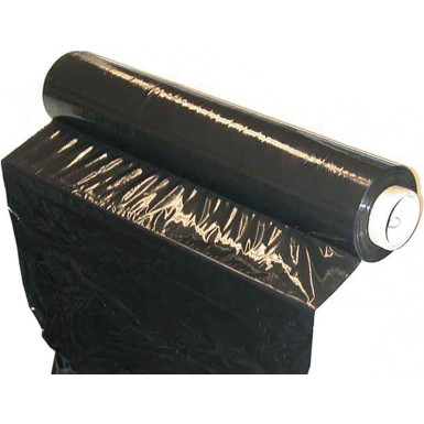 BGS Stretchfolie schwarz 500 mm x 300 m, 23 µm BGS Do it yourself 62
