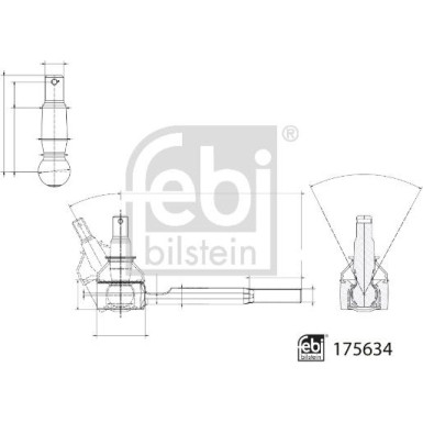 175634 Spurstangenkopf 175634 Spurstangenkopf