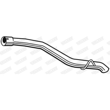 62 / Auspuffrohr Hinten | Volvo S40/50 81KW 01.05 | 9247