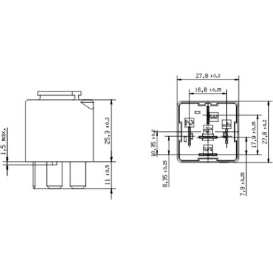 0 986 332 053 Relais, Kühlerlüfter 0 986 332 053 Relais, Kühlerlüfter