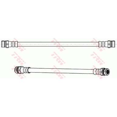 Bremsschlauch | VW SCIROCCO 2.0 R 14 | PHA590