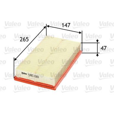 VALEO Luftfilter | 585010
