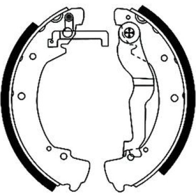 91044600 Bremsbackensatz 91044600 Bremsbackensatz