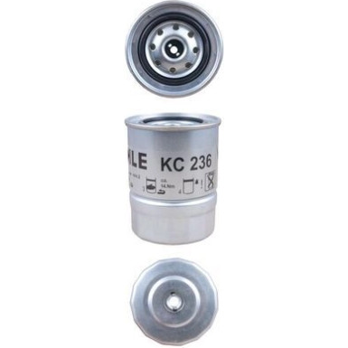 MAHLE Kraftstofffilter | KC 236