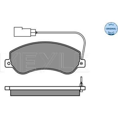 Bremsbelagsatz Ford P. Transit 06- Mit Sensor | 025 244 8419/W