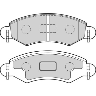 VALEO Bremsbeläge 302758 VALEO Bremsbeläge 302758