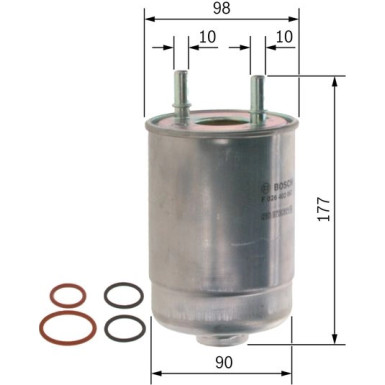 Kraftstofffilter | RENAULT,SUZUKI | F 026 402 067