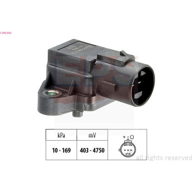 Luftdrucksensor, Saugrohrdruck Made in Italy - OE Equivalent 1.993.032