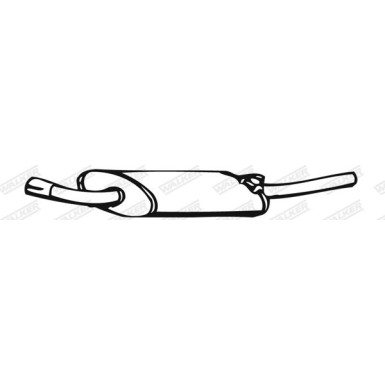 WALKER Endschalldämpfer 02673