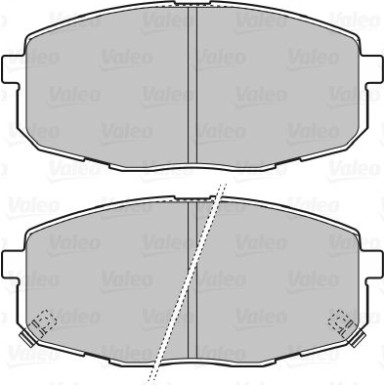 VALEO Bremsbeläge 598842