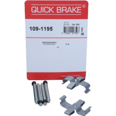 391-1195 Montagesatz f.Bremsklötze | MERCEDES W202,W124W210,R170 84 | 109-1195