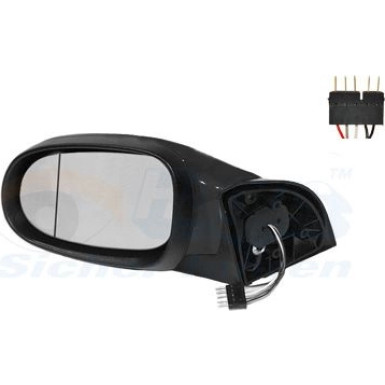 VAN WEZEL Außenspiegel 3014807 HAGUS