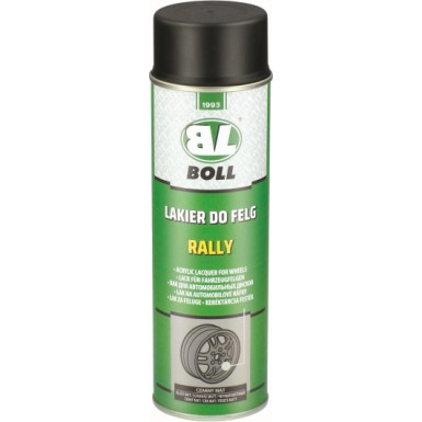 Boll Lack für Fahrzeugfelgen Rally schwarz matt Spray 500ml | 0010135