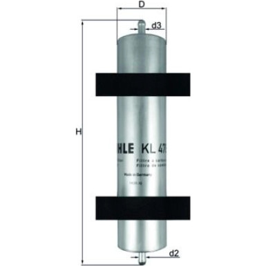 MAHLE Kraftstofffilter | KL 478