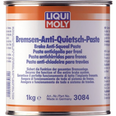 Liqui Moly Bremsen-Anti-Quietsch-Paste 1 kg | 3084 | 1kg Dose Blech