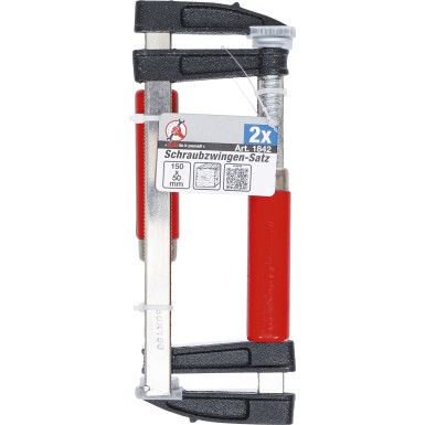 BGS Schraubzwingen-Satz 150 x 50 mm 2-tlg BGS Do it yourself 1842