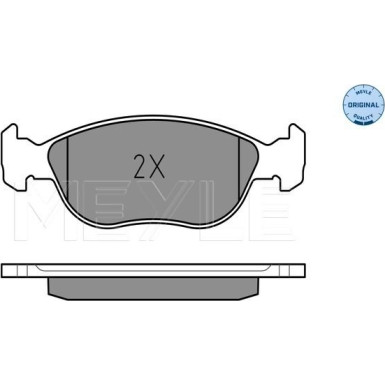 Bremsbelagsatz Fiat P. Bravo/Brava/Marea 95-02 Mit Sensor | 025 219 2717/W