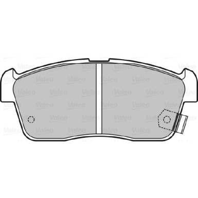 VALEO Bremsbeläge 598733