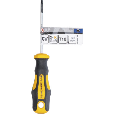 BGS Schraubendreher T-Profil (für Torx) T10 Klingenlänge 60 mm BGS Do it yourself 7844-T10
