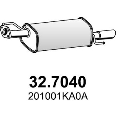 32.7040 Endschalldämpfer