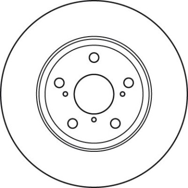 82 481 173 Bremsscheibe VA TOYOTA VERSO 13 TRW SINGLE DF4939S