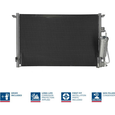 Kondensator PKW SAAB 9-3 02 FIRST FIT 94675