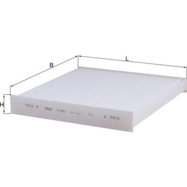 MAHLE Filter, Innenraumluft LA 859