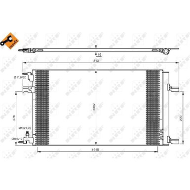 Kondensator, Klimaanlage EASY FIT 35919